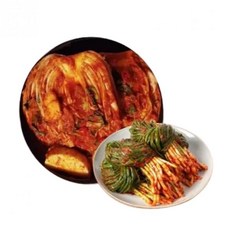 도미솔 포기김치 4kg 1개 + 파김치 1kg 1개, 도미솔 포기김치 4kg, 1개 + 파김치 1kg, 1개