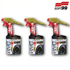 SOFT99 好神輪圈輪胎清潔劑 3件優惠組, 1個