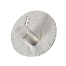 부착식 다용도 원형 스텐 걸이 1P, 본상품, 1, 1