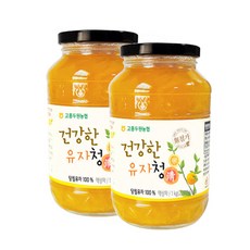 두원건강한 유자청 1kg 2개세트, 2개, 1개입