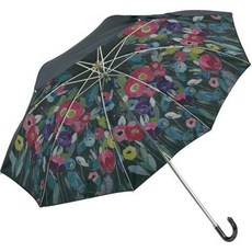 花日屋 日本嚴選雙面藝術家花卉 晴雨兩用長傘 水彩遮陽雨傘