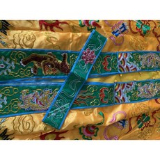 鑫府城澤沁軒 道長 道友 道士 法師 多用型龍虎衣, 1個, 黃色