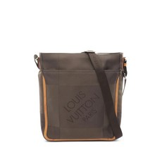 루이 비통 중고 2004 콤파뇽 다미에 진트 캔버스 숄더 백