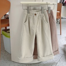 ARY 女童秋冬長褲 兒童秋冬褲子 寶寶保暖燈芯絨休閒寬鬆長褲