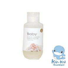 KUKU酷咕鴨 高分解酵素奶瓶蔬果清潔液 (100ml/800ml) - 果萃/米萃，寶寶奶瓶清潔首選，天然成分，安心使用, 1個, 高分解酵素奶瓶蔬果清潔液-米萃100ml