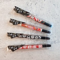Shuntoen 香りの絵巻 筆ペン 雙頭毛筆, 1個, 和風 紅色款
