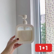 공병 리필 디스펜서 500ml 욕실 샴푸 세제 눌러 보관, 1개, TGF No.01 공병 디스펜서 일반형