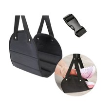 아이디어 발 해먹 장거리 비행 준비물 장시간 비행기 걸이 기내용 받침 풋 레스트 차량 다리 의자 거치대 사무실 책상 해외 여행 꿀템 기내 보조석 레그 지지대 필수템, 1개