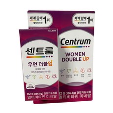 센트룸 여성용 우먼 더블업 멀티비타민 미네랄 영양제, 112정, 1개
