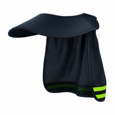 아띠꼴로 용광로 날씨 필수템 안전모 햇빛가리개 썬캡 그늘막 모자, 형광네이비, 1개