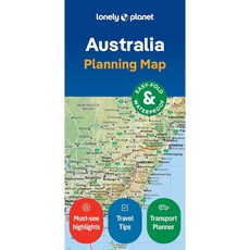 Lonely Planet Australia Planning Map, Lonely Planet Australia Plan.., Lonely Planet, Lonely Planet..