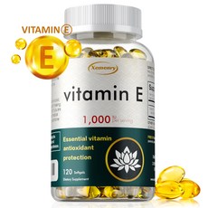 Xemenry 維他命E 1000IU 軟膠囊 120粒 營養補充品, 120