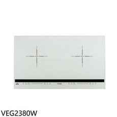 svago VEG2380W 雙口電陶爐 白色 觸控式操作 多段火力調節 安全可靠, Free