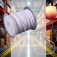 양초 심지 60m 왁스타블렛 향초제작 코튼 몰드작업 핸드메이드 워머