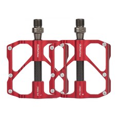 자전거 평페달 MTB 로드 카본 경량 패달, MTB_레드, 1세트