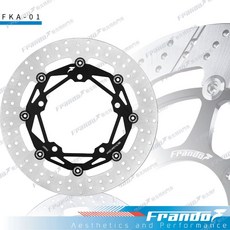 Frando FKA-01 高效能浮動碟盤 Kawasaki Ninja 400 前輪 適用, 1個