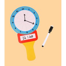 可擦寫時鐘教具 練習時間, 1個