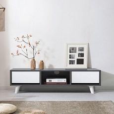 디아나 LPM 2서랍 TV거실장 1000, 고무나무, 고무나무