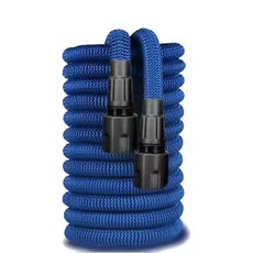 고압세차호스 수축워터건 정원분사기 물호수 호수 블루 고압 분사기 고압분사기 워터건 통수, 단일호스 로열블루플라스틱 15m 5m, 1cm