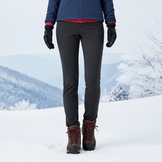 MILLET 밀레 아웃도어 여자 겨울 스판 슬림핏 항균 등산 기모바지