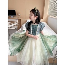 女童鋼琴表演裙 聖誕節 洋裝
