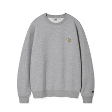 와키윌리 WACKY WILLY 시그니처 키키 와펜 맨투맨 그레이