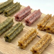 유산균이 들어있는 강아지 덴탈껌 치석제거 저알러지 가수분해 애견 츄러스 껌, 1개, 78g