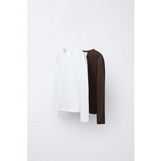 [국내배송] 자라 ZARA 모달 티셔츠 2장 세트 - 기타 938243