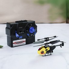 迷你遙控直升機玩具 靈活操控 方便攜帶, 黃色 - 3.5通直升機, 1個