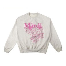 Mardi Mercredi 三朵花印花長袖毛衣