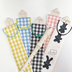 리코더파우치 리코더집 케이스 초등준비물, 1개, 피치핑크