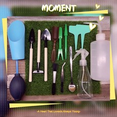 L-one 多肉等種植多用園藝工具組 微景觀多肉植物苔蘚盆栽工具 DIY組盆工具 多肉必備工具組 組盆工具組合, 1個