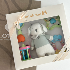 [백화점 정품] 밍크뮤 친환경 딸랑이세트 (5pcs) 출산선물 백일선물, 1개