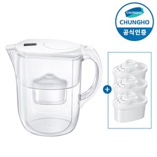 청호나이스 휴대용 포터블 간이 정수기 2.6L/3.8L+필터 3개세트, 2.6L+필터3개