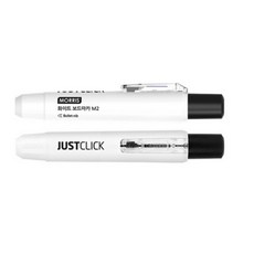 모리스 저스트클릭 보드마카 M2, Black, 2개