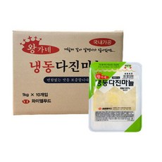 왕가네 냉동 다진마늘 1kg x10개 중국산 국내가공, 10개