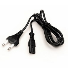 (프라임디렉트) 프라임 국산 파워 8자 2구 케이블 (AC 220V) 1.5M, 1개