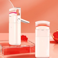 속눈썹 고데기 뷰러 히팅 온열 건전지 아이 뷰티 메이크업, 핑크, EC180