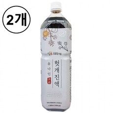 해썹인증 유나인 헛개진액 헛개원액, 1.5L, 2개