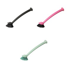 이케아 린니그 흡착판 식기 세척 브러쉬 브러시 29cm 솔 설거지 주방, 블랙 004.078.15, 1개