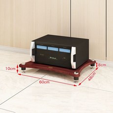 앰프 선반 받침대 보관함 진열대 장식장 2단 랙 오디오, 티크 1단, 기본 색상