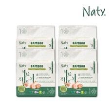 [Naty] 네띠 밤부 기저귀 밴드형 1단계 88매, 단품