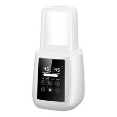嬰兒奶瓶加熱器 多功能智能恆溫暖奶器, 美規110V, 多功能搖奶器白色(英文版屏幕)