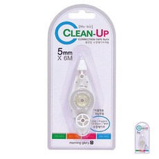 리필수정테이프 미니 빠른건조 깔끔한 학생용 사무용 클린업 수정테이프 리필 본품 별매, 5mm X 6M