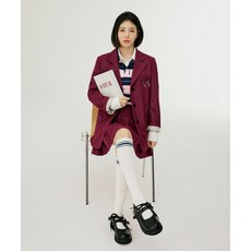 SATUR [신예은PICK]루나 스트랩 메리제인 로퍼 블랙 555887