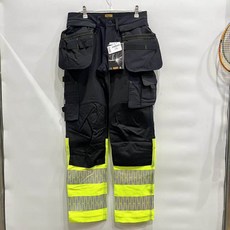 가정용 방화담요 진압용 작업용형광 녹색 멀티포켓 카고바지, D_형광 그린 (F200)