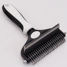 썸씽슈츠 대형견 털갈이용 특대 죽은털 제거 빗, 1개, 화이트