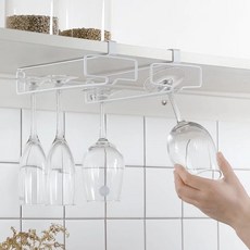 와인잔정리 와인잔 거치대 걸이 보관 랙 화이트, 본상품