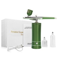 리씨마켓 두피페인팅기계 기계 세트 문신 타투 블랙, 그린 세트, 1세트