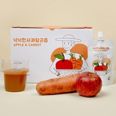 넉넉한사람들 사과당근즙 100ml x 20포, 40개, 2L